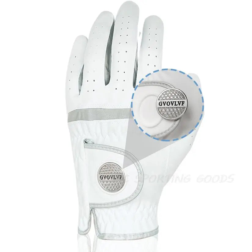 Golf Glove + Magnetic ball marker